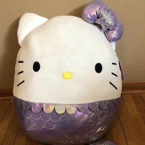NWT 20" Mermaid Hello Kitty Squishmallow